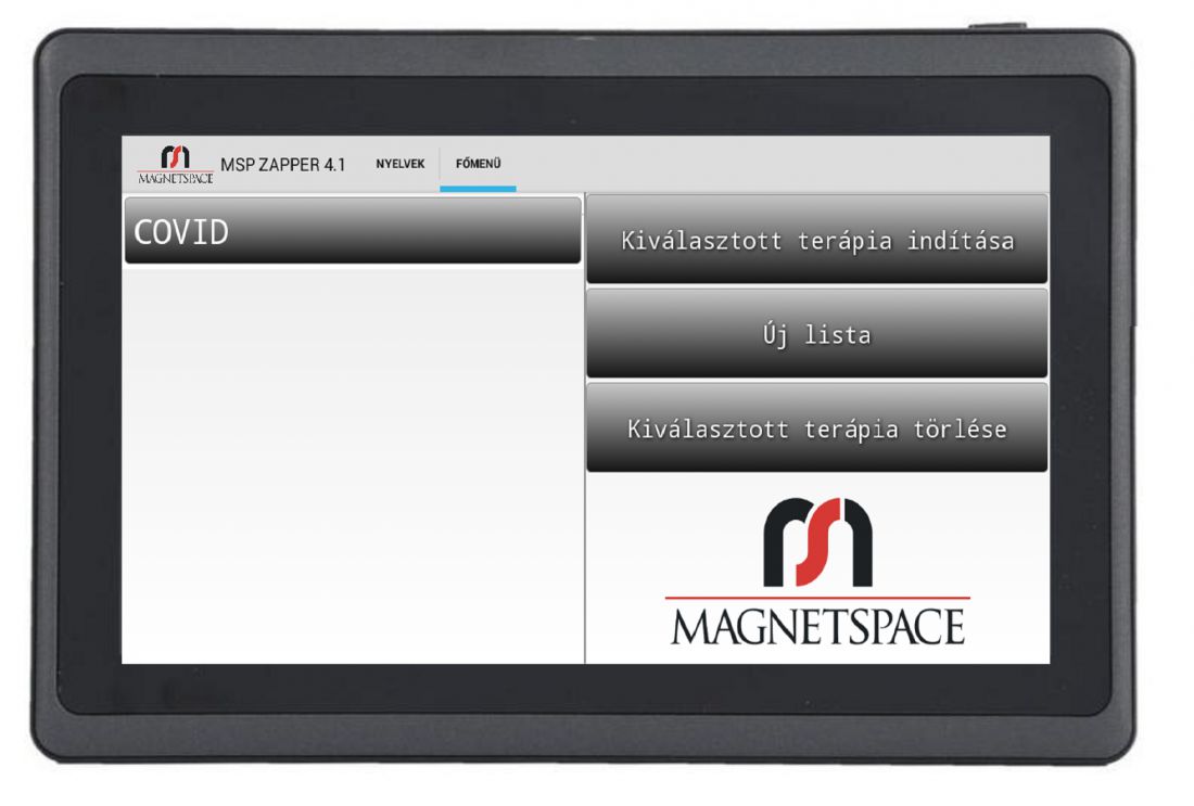 Magnetspace zapper frekvenciás készülék 3,5 jack dugóval